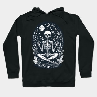 Zen Skull (monochrome) Hoodie